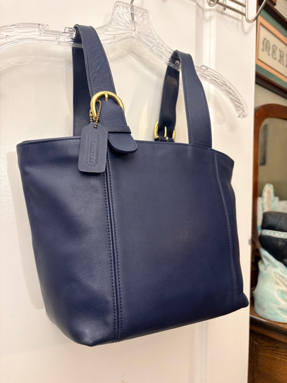 1997 Coach Waverly Satchel 4133 • Midnight Navy • USA Vintage - Picture 16 of 16